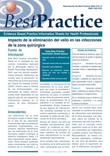 Impacto de la eliminación del vello en las infecciones ... - MurciaSalud