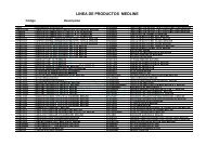 linea de productos medline - AmaWebs