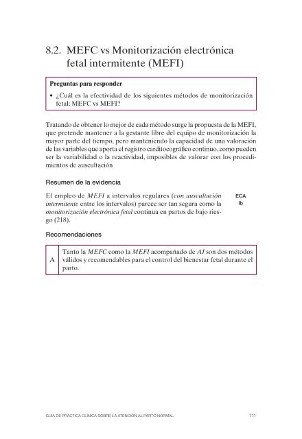 Guía de Práctica Clínica sobre la atención al parto normal