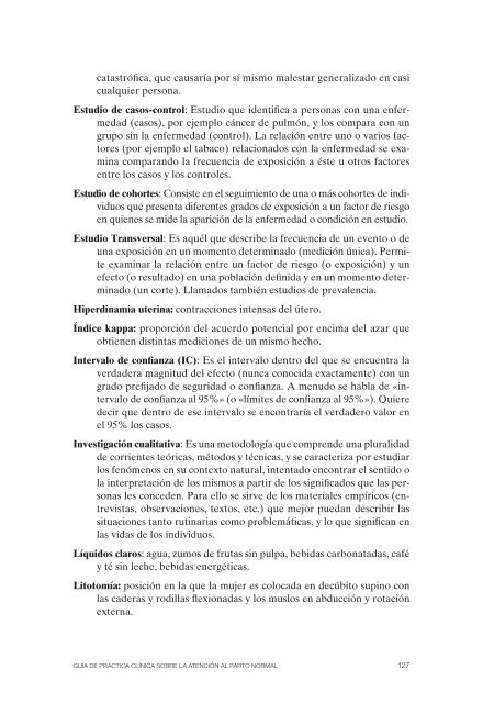 Guía de Práctica Clínica sobre la atención al parto normal