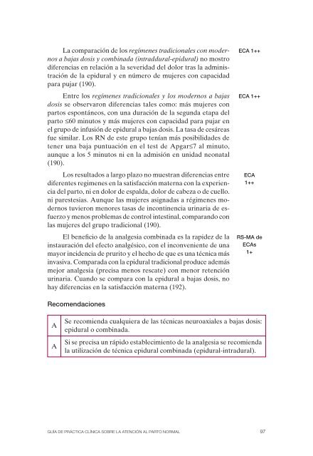 Guía de Práctica Clínica sobre la atención al parto normal