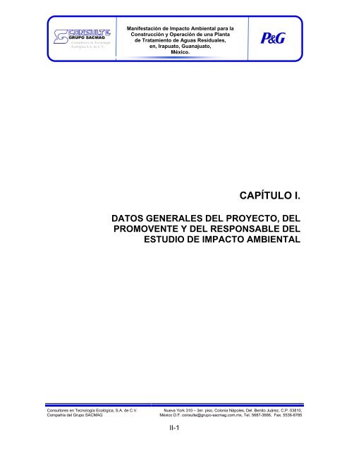 CAPÍTULO I. - sinat - Semarnat