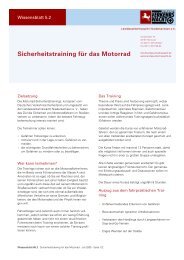 Sicherheitstraining für das Motorrad - Landesverkehrswacht ...