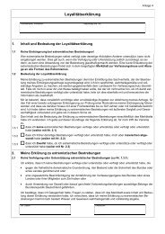 Loyalitätserklärung - Landkreis Limburg-Weilburg