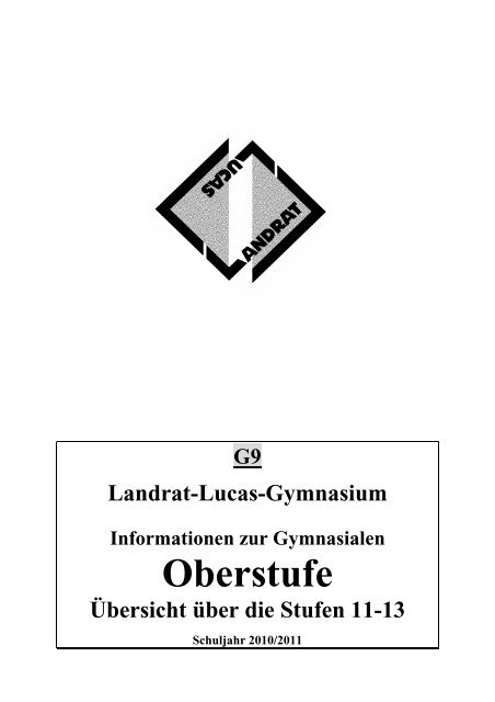 Oberstufe - Landrat-Lucas Gymnasium