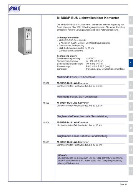 Produktkatalog 2008/2009 - ABI Sicherheitssysteme GmbH