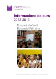 Informacions de curs, aprovades pel Consell Escolar