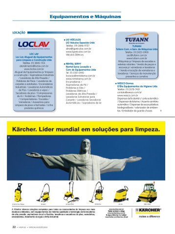 Equipamentos e Máquinas - Revista Higiplus