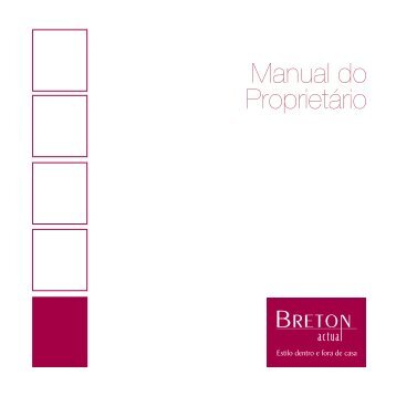 Manual do Proprietário - Breton Actual