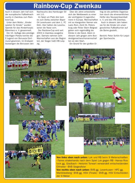 Leipziger Sportwoche - Fußball Zeitung der Region - Ausgabe 05 vom 29.04.2013