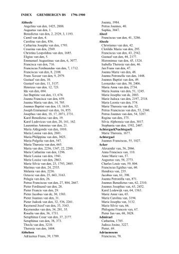 Genealogisch repertorium BS 1796-1900 - Familiekunde ...