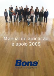 Manual de aplicação e apoio 2009 - resinas bona