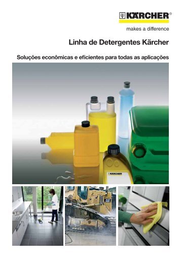 Catálogo da Linha de Detergentes - Kärcher