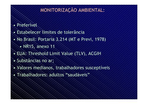 Monitoramento da Exposição a Substâncias Químicas de Interesse ...