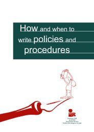How and when to write policies and procedures - SafeWork SA
