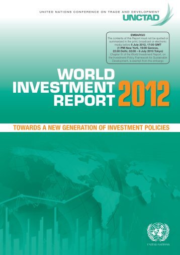 World Investment Report 2012 - Unctad