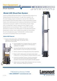 Model 23D Shock Test System