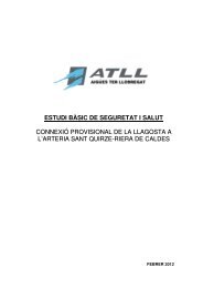 Estudi bàsic de Seguretat i Salut - Aigües Ter Llobregat