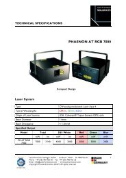 PHAENON AT RGB 7000 - LaserAnimation SOLLINGER GmbH