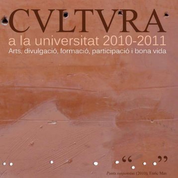 Untitled - Servei d'Activitats Culturals - Universitat de les Illes Balears
