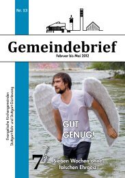 Gemeindebrief - Laurentiuskirche