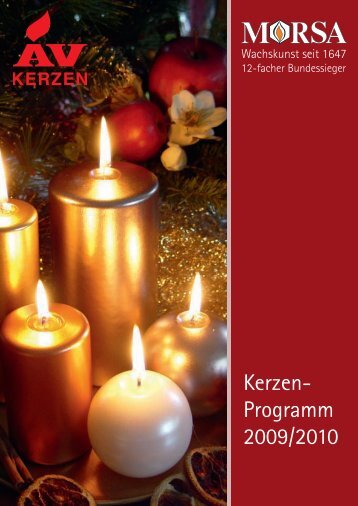 Kerzen- Programm 2009/2010 - abc markets