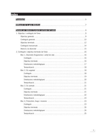 2. Continguts i objectius terminals de l'àrea - Castellnou Edicions