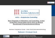 Anco Analytisches Controlling