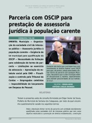 Parceria com OSCIP para prestação de assessoria ... - Revista do TCE