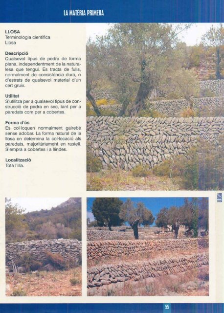 La pedra en sec. Materials, eines i tècniques tradicionals a les illes ...