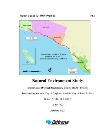 Natural Environment Study - Caltrans - State of California