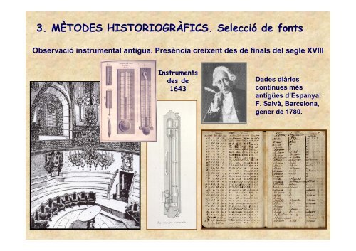 La cerca climàtica basada en fonts documentals històriques