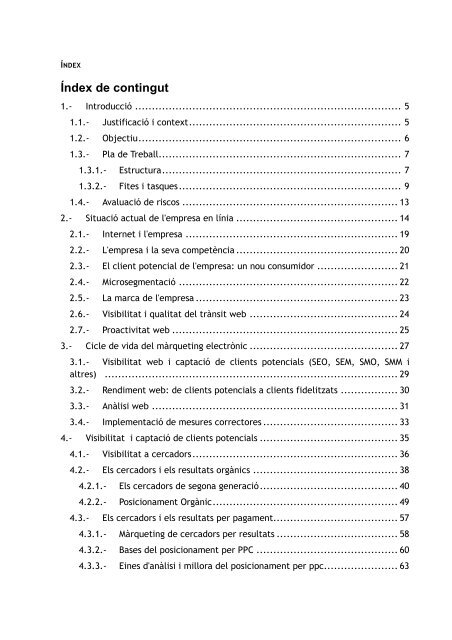 Estratègies d'èxit per a una empresa en línea - Universitat Oberta de ...