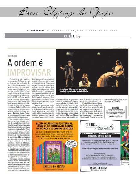 PROPOSTA DE PARCERIA Espetáculo Teatral Dos Gardenias ...