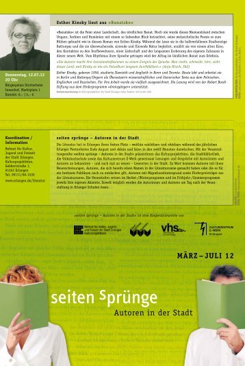 Einladung + Programm - Literarisches Colloquium Berlin