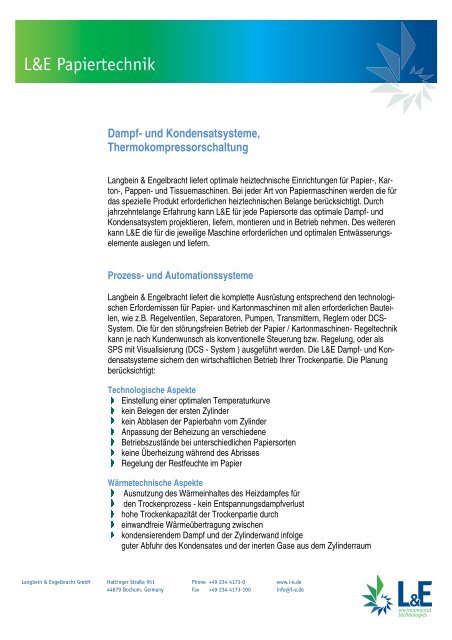 Dampf- und Kondensatsysteme, Thermokompressorschaltung