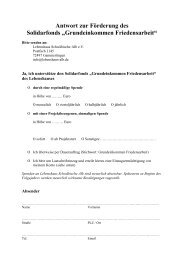 Antwortformular - Lebenshaus Schwäbische Alb