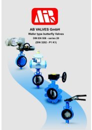 Ab-Wafer Type Butterfly - AB Valves Gmbh