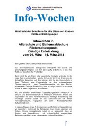 Info-WochenTBST 2013 - Lebenshilfe-Gifhorn