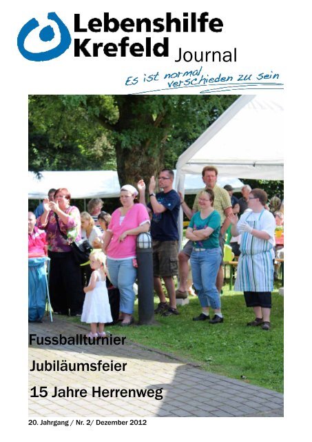 Lebenshilfe Krefeld Journal 2/2012