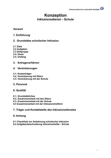 Schule - bei der Lebenshilfe Ostallgäu eV