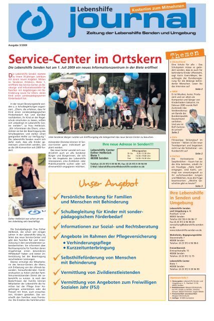 Service-Center im Ortskern - Lebenshilfe NRW