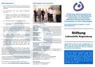 Stiftung - Lebenshilfe Regensburg