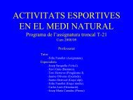 ACTIVITATS ESPORTIVES EN EL MEDI NATURAL - Inefc