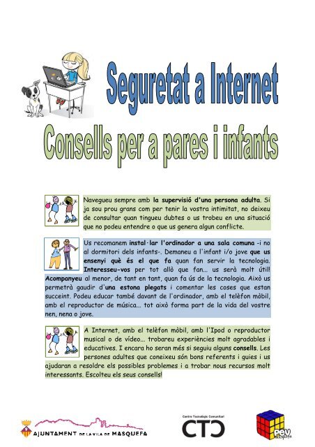 Consells per a un bon ús d'Internet - Ajuntament de Masquefa