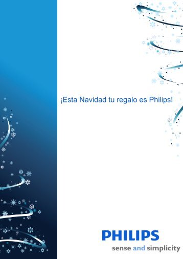 Descargar el folleto completo de propuestas de regalos Philips