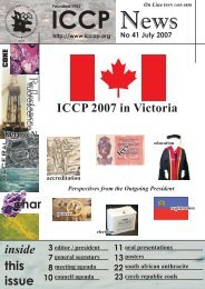 inside this issue - ICCP