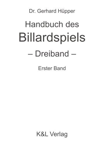 Handbuch des – Dreiband –