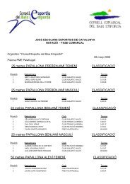 Resultats Fase Comarcal - PAPALLONA - (e728.pdf) - Consell ...