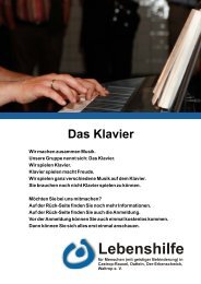 Klavier - Lebenshilfe Waltrop